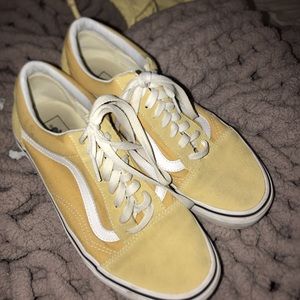 Yellow old school vans